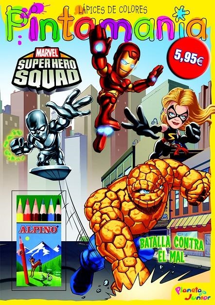 MARVEL SUPERHERO SQUAD AMB LLAPIS | 9788408102496 | SUPER HERO SQUAD