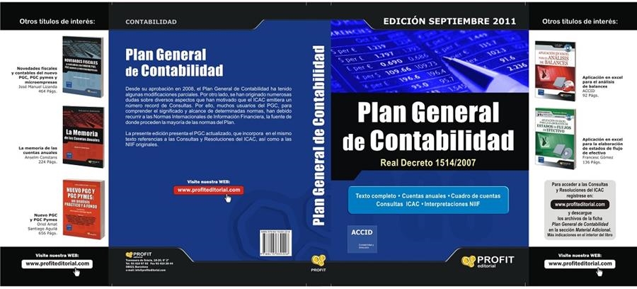 PLAN GENERAL DE CONTABILIDAD EDICION-2011 | 9788415330226 | A.A. V.V.