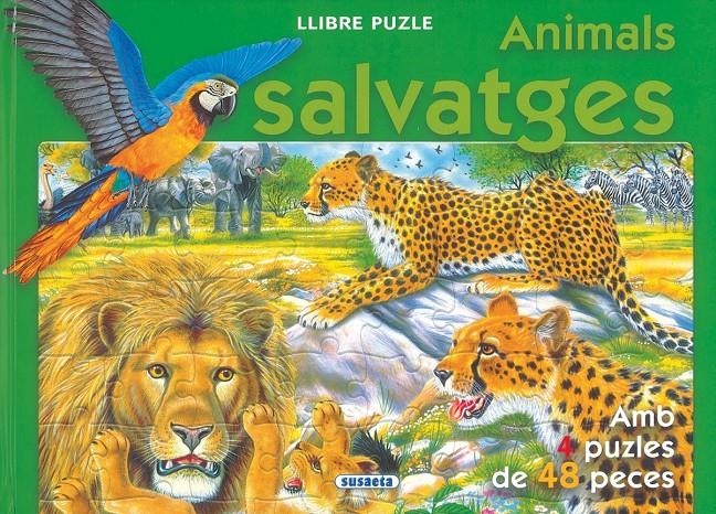 ANIMALS SALVATGES LLIBRE PUZZLE | 9788467700824 | SUSAETA, EQUIP