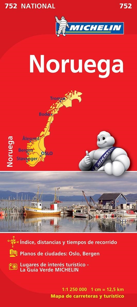 NORUEGA MAPA 752 2012 | 9782067172760 | VARIOS AUTORES