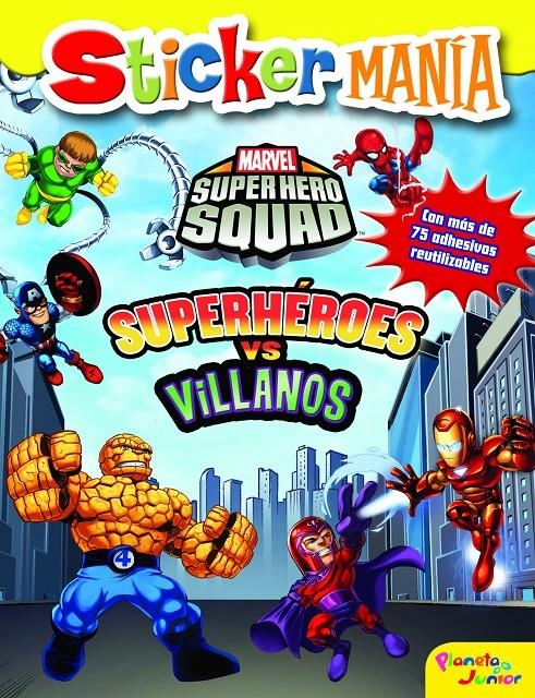 SUPERHEROES VS VILLANOS | 9788408110873 | STICKERMANIA