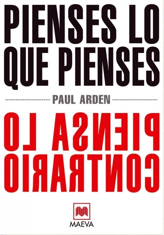 PIENSES LO QUE PIENSES PIENSA LO CONTRARIO | 9788496748699 | ANDER, PAUL