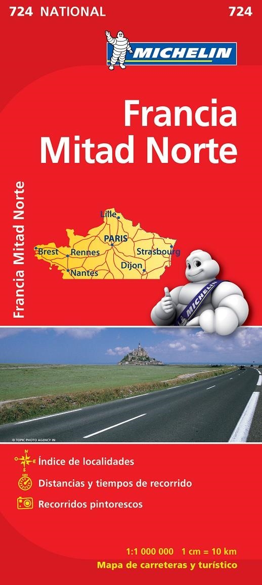 FRANCIA MITAD NORTE 724 2012 | 9782067171169 | VARIOS AUTORES