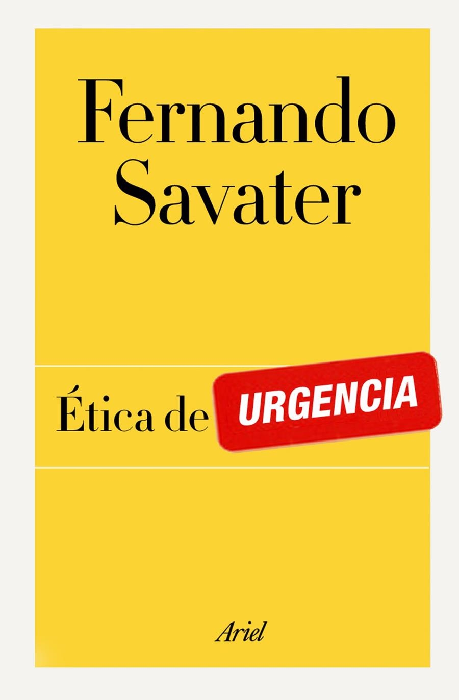 ETICA DE URGENCIA | 9788434404908 | SAVATER, FERNANDO