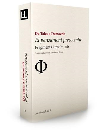 DE TALES A DEMOCRIT EL PENSAMENT PRESOCRATIC | 9788494046704 | FERRER GRACIA, JOAN