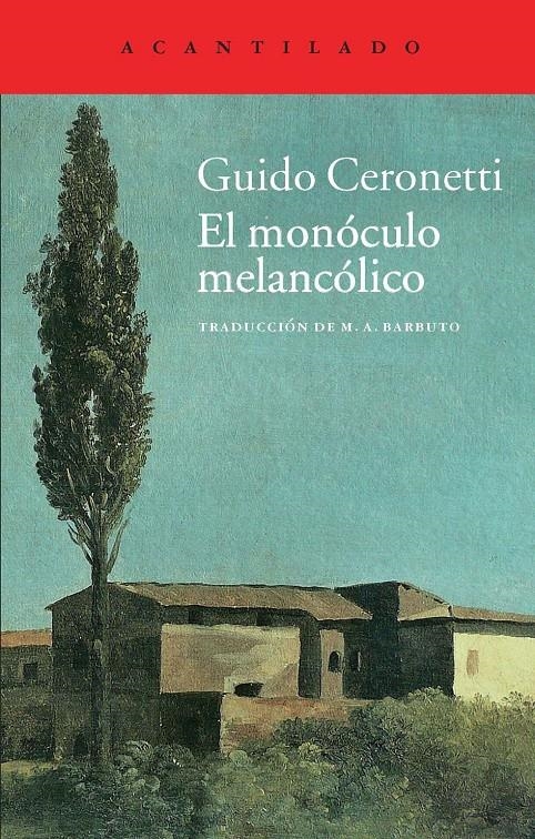 EL MONOCULO MELANCOLICO | 9788415689300 | CERONETTI, GUIDO