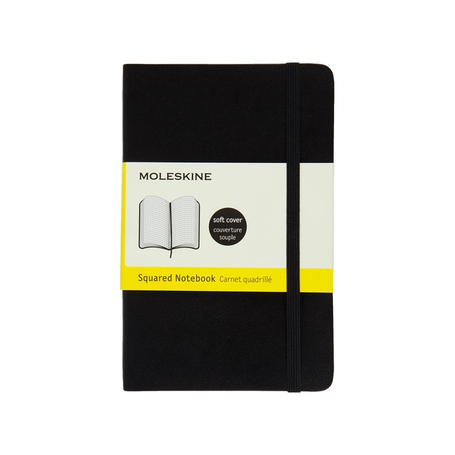 LLIBRETA TAPA TOVA QUADRICULADA POCKET NEGRA | 9788883707124 | MOLESKINE