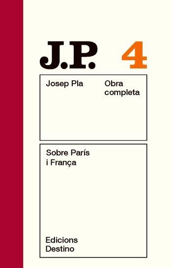 SOBRE PARIS I FRANÇA OCJP 4 | 9788497101448 | PLA, JOSEP