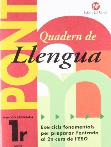 PONT QUADERN DE LLENGUA SECUNDARIA 1 | 9788478874965 | VVAA