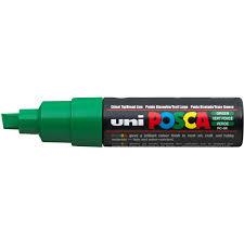 POSCA PC-8K GREEN CHISEL SHAPED | 4902778916483 | UNI POSCA