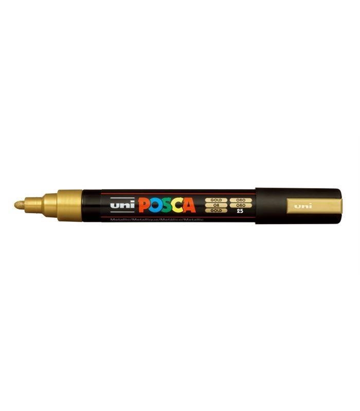 POSCA PC-5M GOLD BULLET SHAPED | 4902778916261 | UNI POSCA