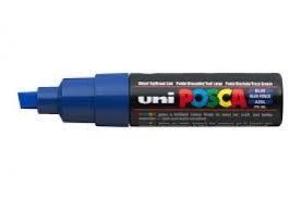 POSCA PC-8K BLUE CHISEL SHAPED | 4902778916469 | UNI POSCA