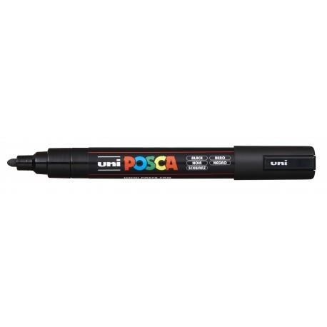 POSCA PC-5M BLACK BULLET SHAPED | 4902778916117 | UNI POSCA