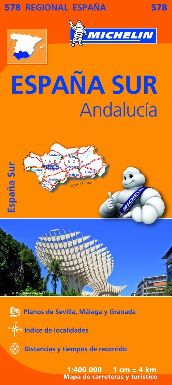 MAPA REGIONAL ANDALUCIA MICHELIN | 9782067184459 | MICHELIN