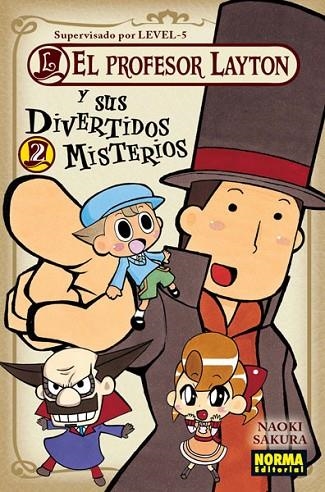 EL PROFESOR LAYTON Y SUS DIVERTIDOS MISTERIOS 02 | 9788467912630 | SAKURA, NAOKI