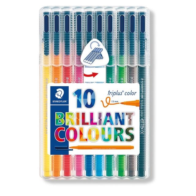 10 RETOLADORS TRIPLUS COLOR PUNTA GRUIXUDA | 4007817323175 | STAEDTLER