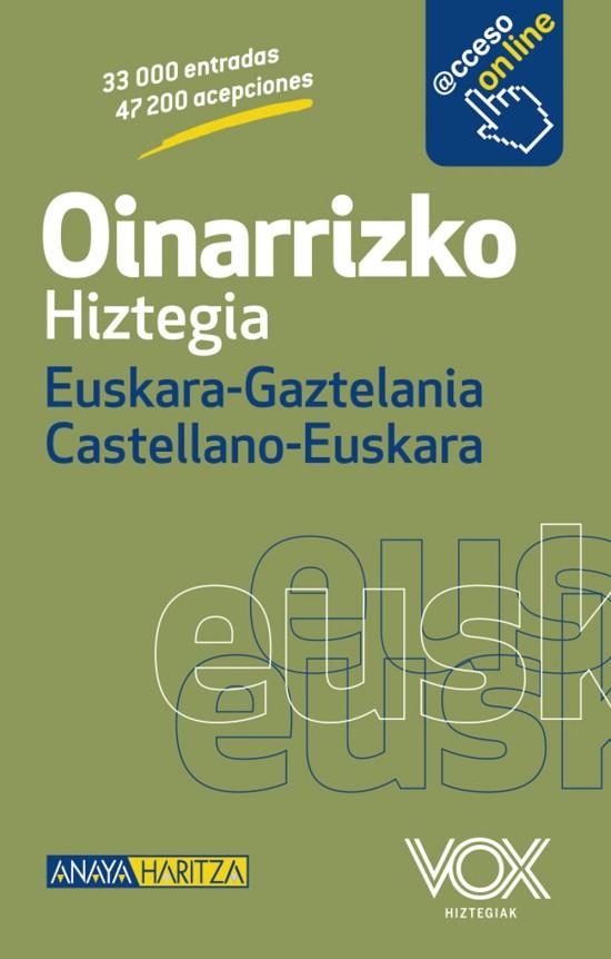 OINARRIZKO HIZTEGIA EUSKARA GAZTELANIA / CASTELLANO EUSKARA | 9788499741369 | LAROUSSE EDITORIAL