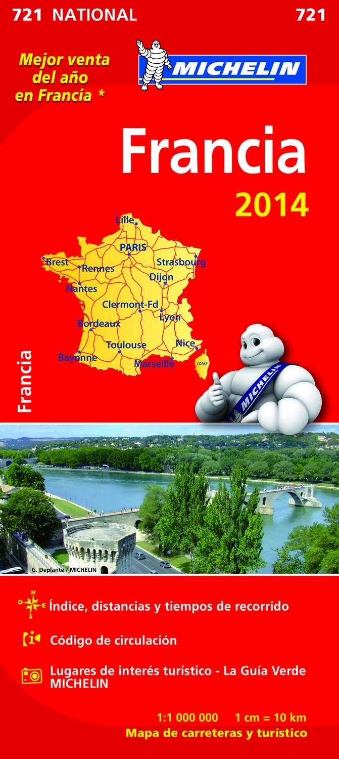 MAPA NATIONAL FRANCIA | 9782067191204 | VV.AA.