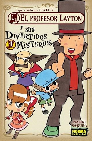 EL PROFESOR LAYTON Y SUS DIVERTIDOS MISTERIOS 4 | 9788467914511 | NAOKI SAKURA