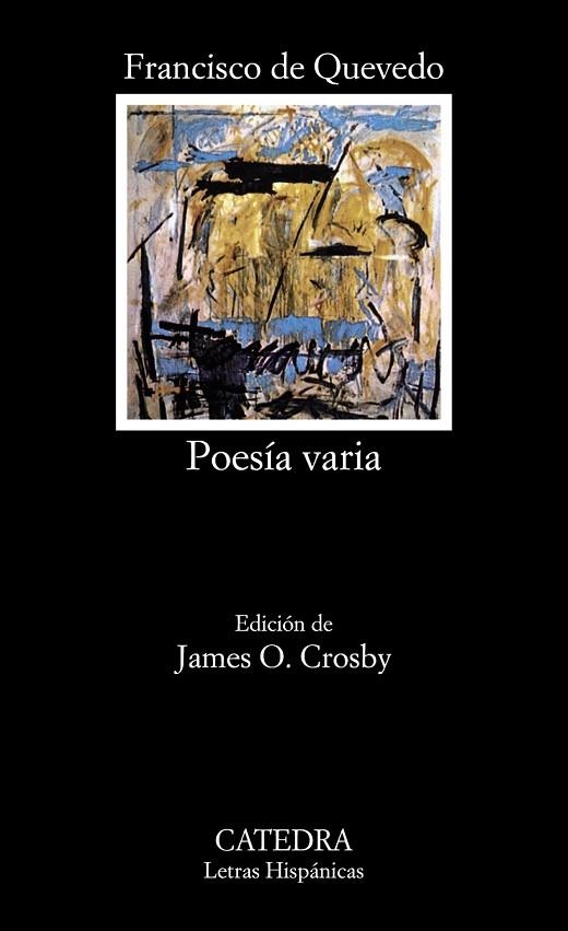 Poesía varia | 9788437602660 | Francisco Quevedo