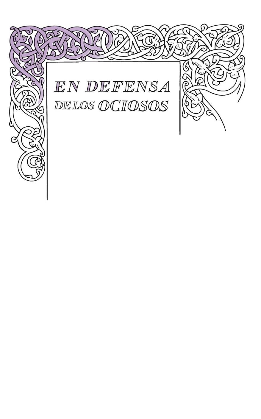 DEFENSA DE LOS OCIOSOS | 9788430616541 | STEVENSON, ROBERT LOUIS