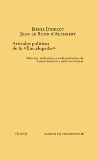 ARTICULOS POLITICOS DE LA "ENCICLOPEDIA" | 9788430912544 | DIDEROT, DENIS ; ALEMBERT, JEAN LE ROND