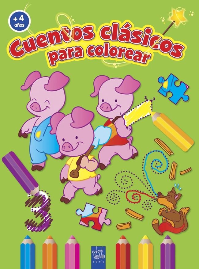 CUENTOS CLASICOS PARA COLOREAR | 9788408037194