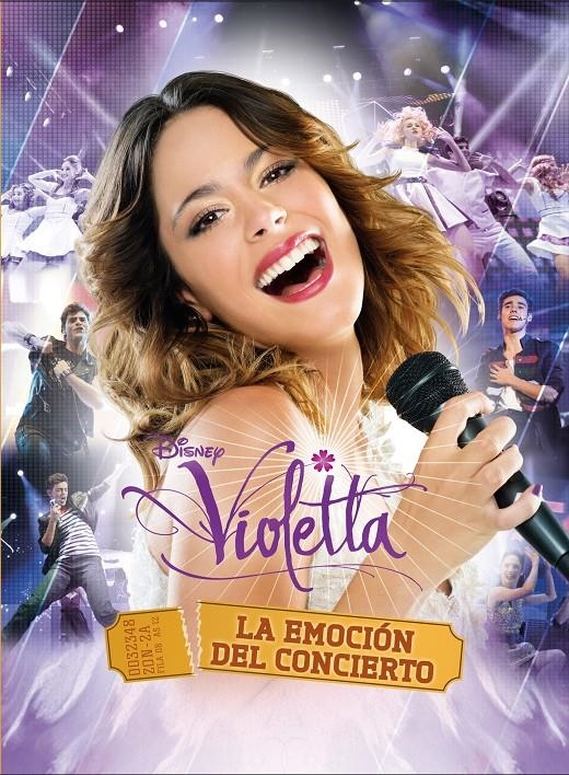 VIOLETTA LA EMOCION DEL CONCIERTO EL LIBRO DE LA PELICULA | 9788499516035 | DISNEY