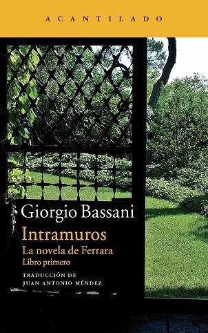 INTRAMUROS | 9788416011339 | BASSANI, GIORGIO