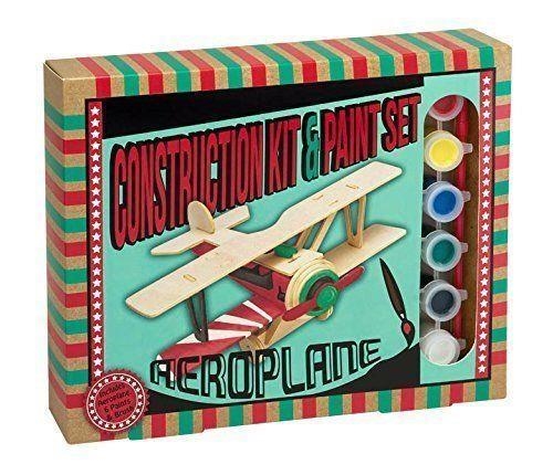 CONSTRUCTION KIT & PAINT SET AEROPLANE | 5060036532390 | PROFESSOR PUZZLE