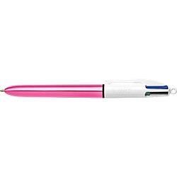 BIC BOLIGRAF 4 COLORS SHINE ROSA | 3086123310391