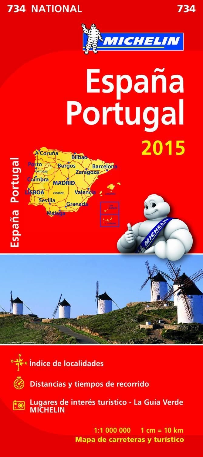 MAPA NATIONAL ESPAÑA - PORTUGAL | 9782067199569 | VARIOS AUTORES