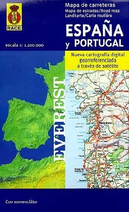 MAPA ESPAÑA Y PORTUGAL (1:1.1OO.OOO) DESPLEGABLE | 9788424101008 | VARIS