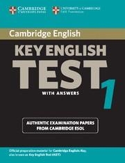 CAMBRIDGE KEY ENGLISH TEST 1 STUDENT'S BOOK WITH ANSWERS 2 EDITION | 9780521528085 | VVAA