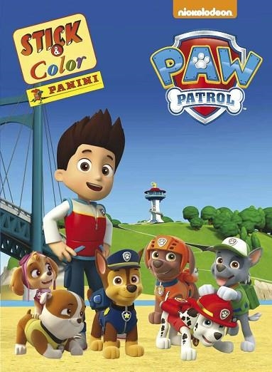 STICK & COLOR PAW PATROL | 9788427868847 | AA.VV