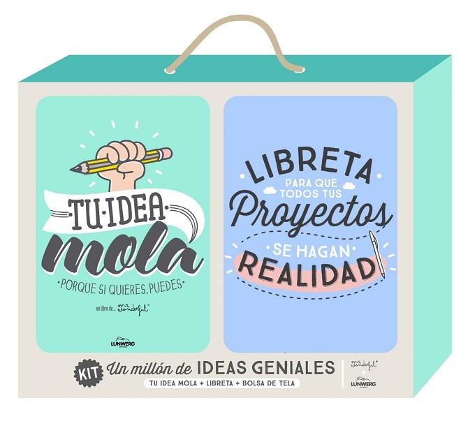 KIT UN MILLON DE IDEAS GENIALES | 9788416489206 | MR. WONDERFUL