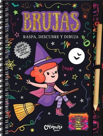 BRUJAS RASPA DESCUBRE Y DIBUJA | 9789876373647 | VV.AA.