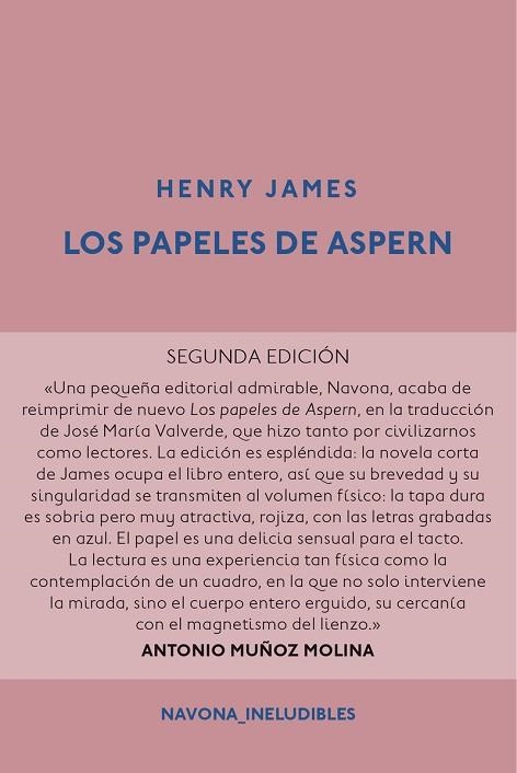 LOS PAPELES DE ASPERN | 9788416259229 | HENRY JAMES