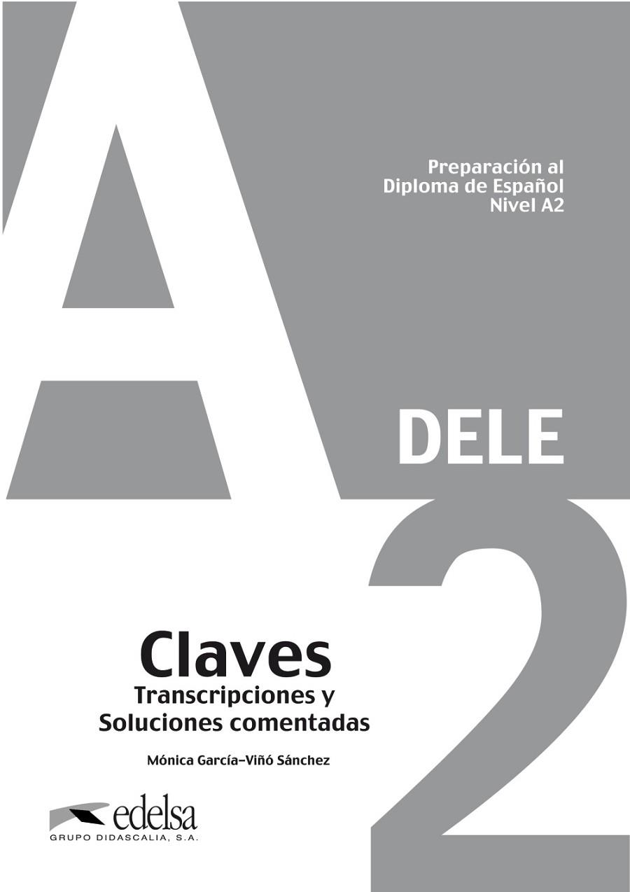 CLAVES DELE A2 | 9788477116356 | GARCIA-VIÑO SANCHEZ, MONICA