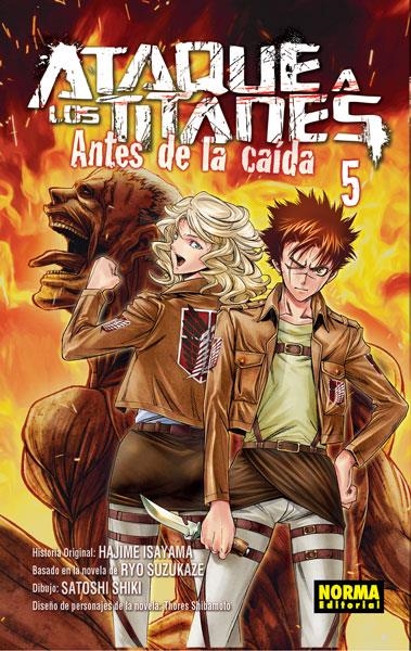 ATAQUE A LOS TITANES ANTES DE LA CAIDA 05 | 9788467922479 | HAJIME ISAYAMA & SATOSHI SHIKI