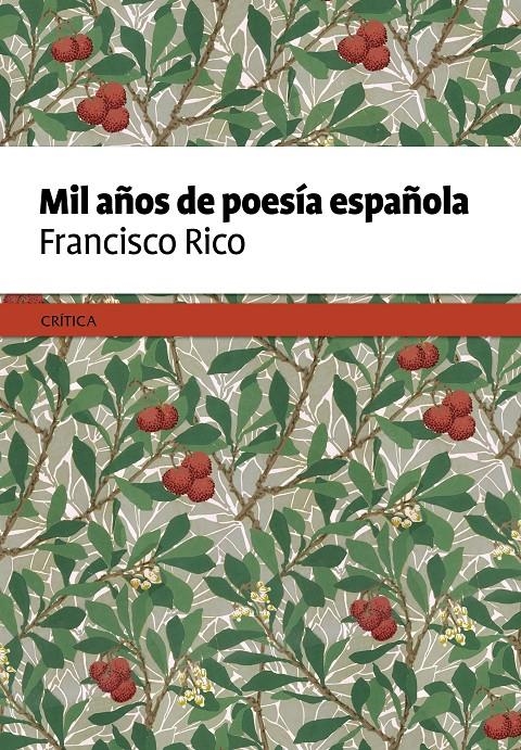 MIL AÑOS DE POESÍA ESPAÑOLA | 9788498929645 | RICO, FRANCISCO