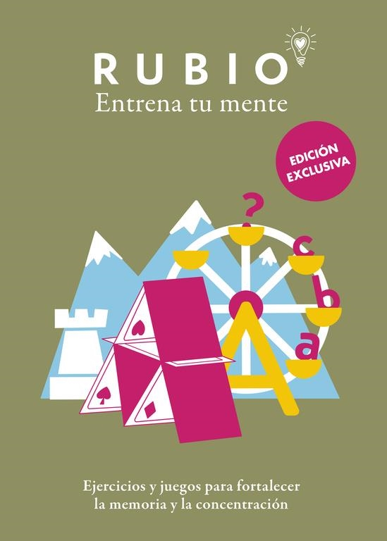 RUBIO ENTRENA TU MENTE EJERCICIOS Y JUEGOS PARA FORTALECER LA MEMORIA Y LA CONCENTRACION | 9788403515017 | VVAA