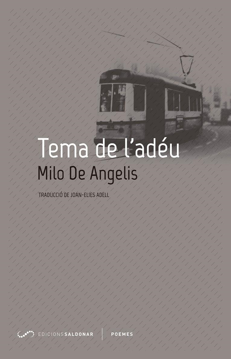 TEMA DE L'ADEU | 9788494507823 | DE ANGELIS, MILO