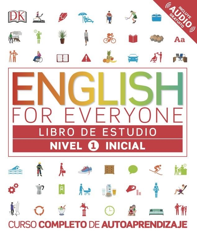 ENGLISH FOR EVERYONE NIVEL INICIAL 1  LIBRO DE ESTUDIO | 9780241281666 | VVAA