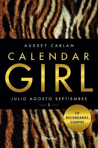 CALENDAR GIRL 3 JULIO AGOSTO SEPTIEMBRE | 9788408159636 | AUDREY CARLAN