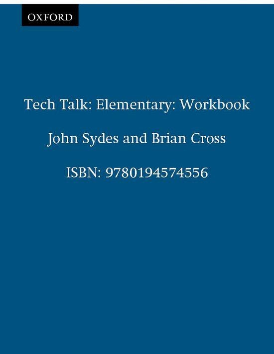 TECHNICAL TALK ELEMENTARY WORKBOOK | 9780194574556 | VVAA