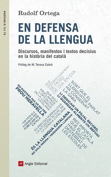 EN DEFENSA DE LA LLENGUA | 9788415307235 | RUDOLF ORTEGA ROBERT