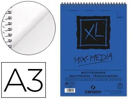 CANSON BLOC MIX MEDIA MULTITECNICA  A3 300F 3000GR | 3148958072162