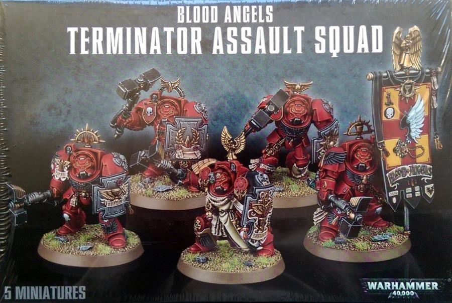 BLOOD ANGELS TERMINATOR ASSAULT SQUAD | 5011921056880 | GAMES WORKSHOP