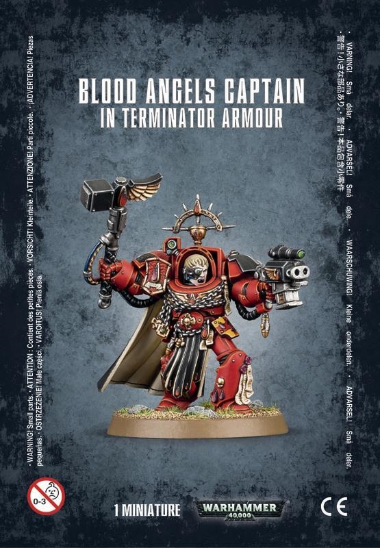 BLOOD ANGELS CAPTAIN: TERMINATOR ARMOUR | 5011921066537 | GAMES WORKSHOP